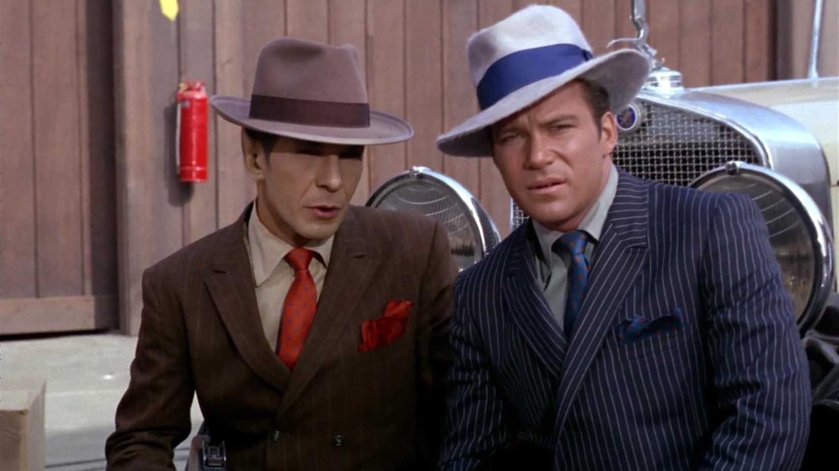 Spock and Kirk as gangsters