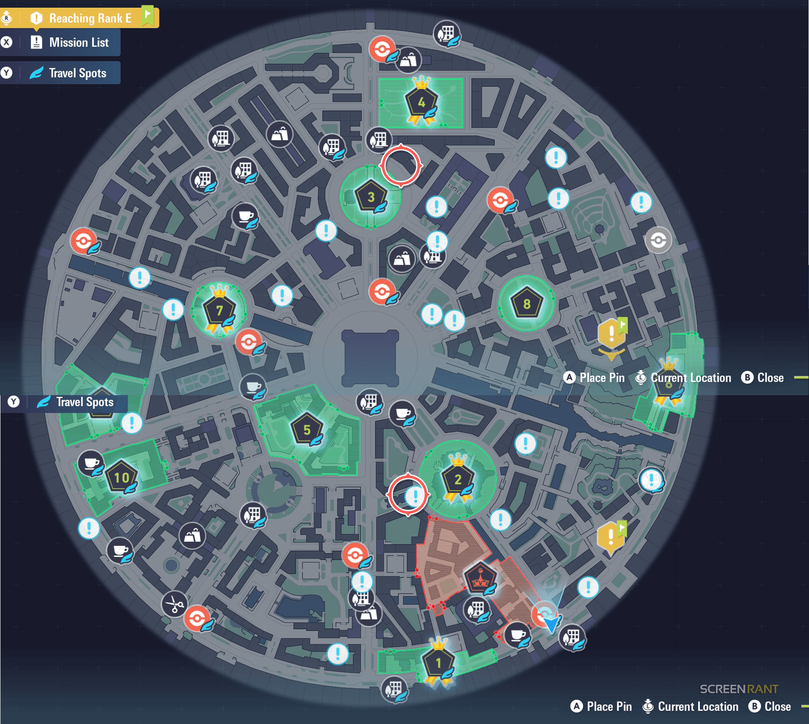 Pokemon Legends ZA Map